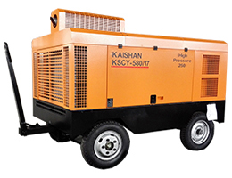 KSCY diesel portable screw air compressor