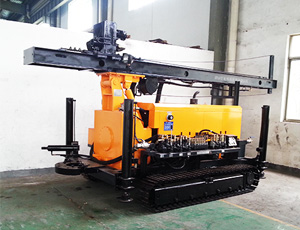 KW10/YCW10 Geothermal Water Well Crawler Drilling Rig