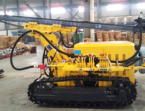 KY120 Semi-Hydraulic Surface DTH Drilling Rig