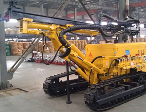 KY125 Semi-Hydraulic Surface DTH Drilling Rig